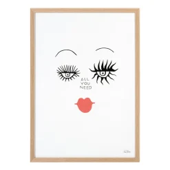 Art poster 50x70cm All you need<IITTALA New