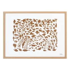 Art poster 50x70cm cheetah brun<IITTALA New