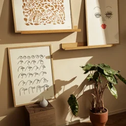 Art poster 50x70cm cheetah brun<IITTALA New