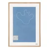 Art poster 50x70cm Sketch blå<IITTALA Outlet