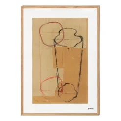 Art poster 50x70cm Sketch brun<IITTALA Best