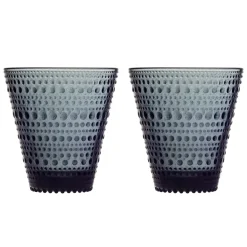 Dricksglas 30cl mörkgrå 2-pack<IITTALA Sale
