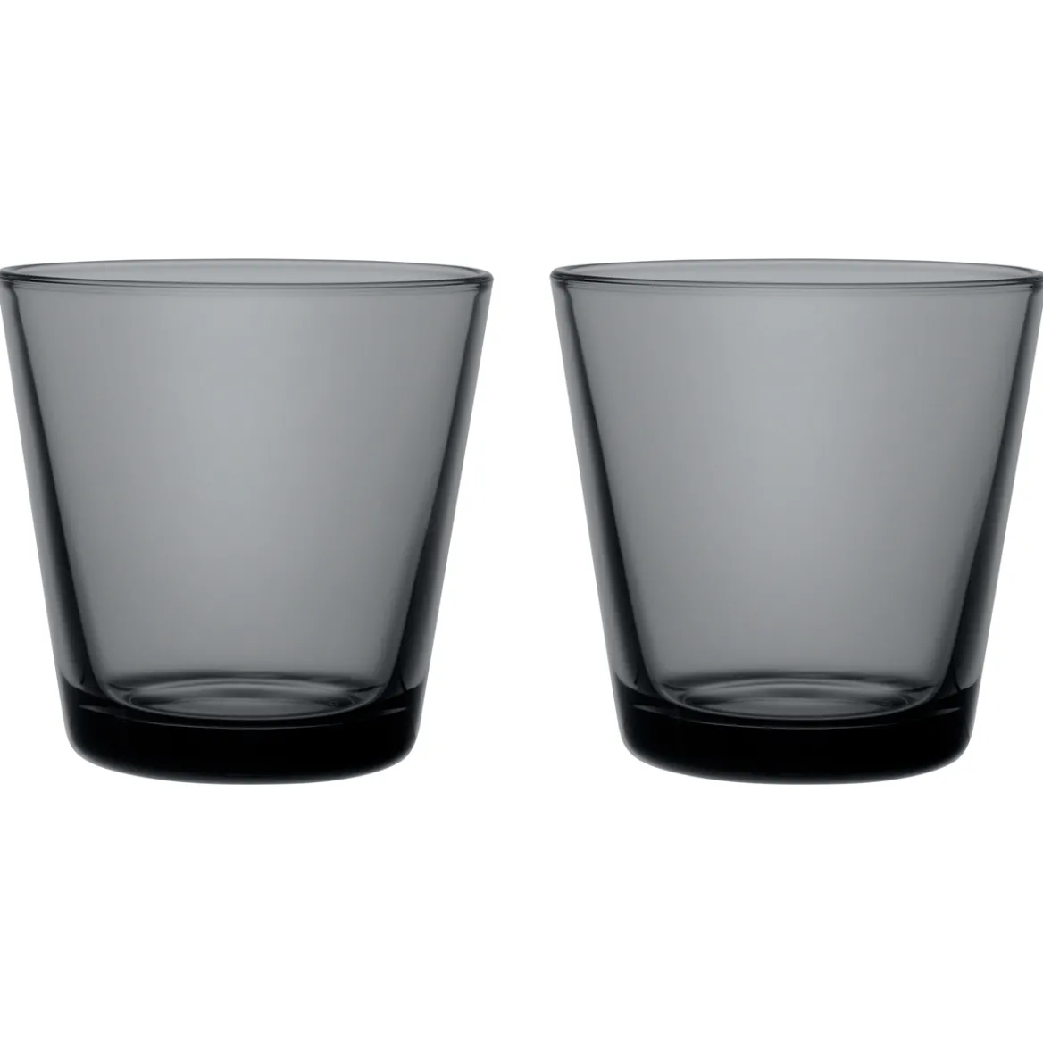 Dricksglas 21cl mörkgrå 2-pack<IITTALA New