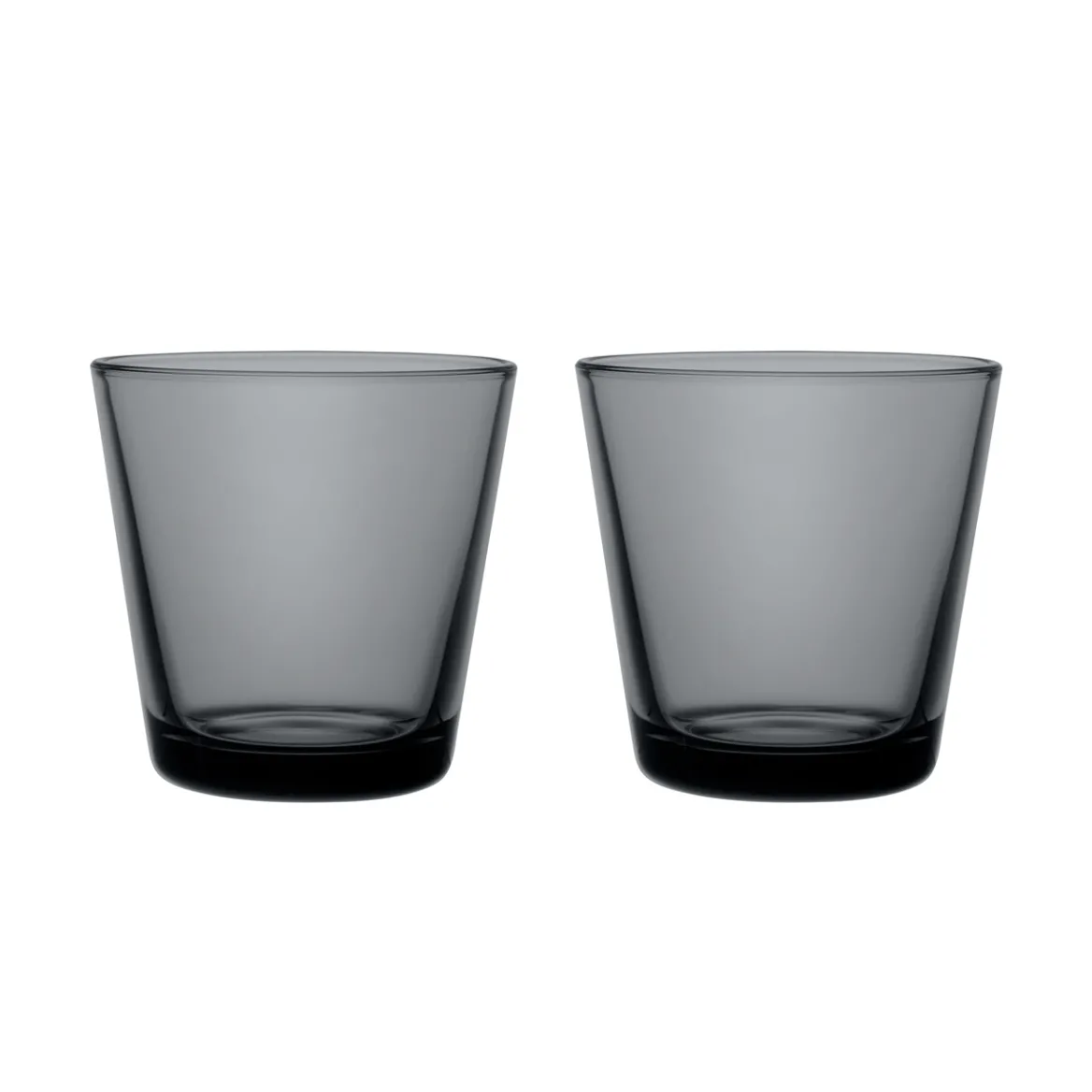 Dricksglas 21cl mörkgrå 2-pack<IITTALA New