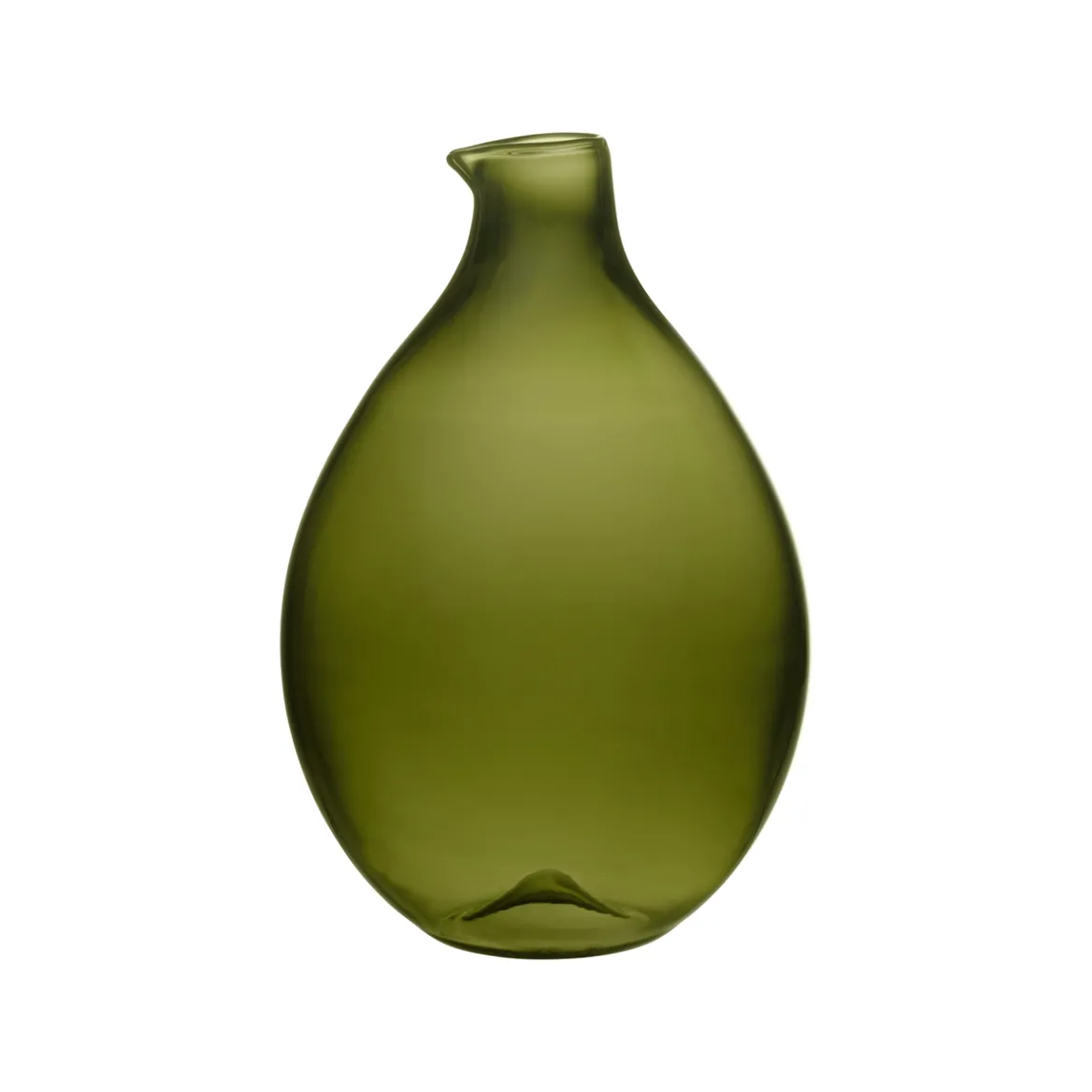 Fågelflaska rund 108x164mm mossgrön<IITTALA Hot