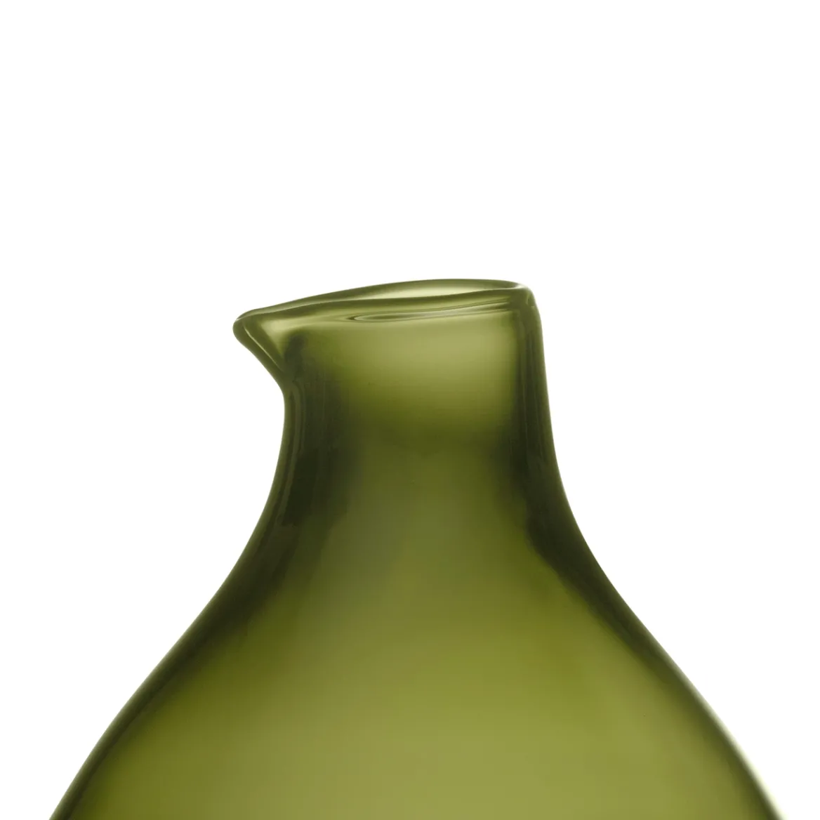 Fågelflaska rund 108x164mm mossgrön<IITTALA Hot