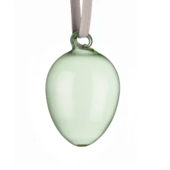 Glas ägg 60mm grön 3st<IITTALA Hot