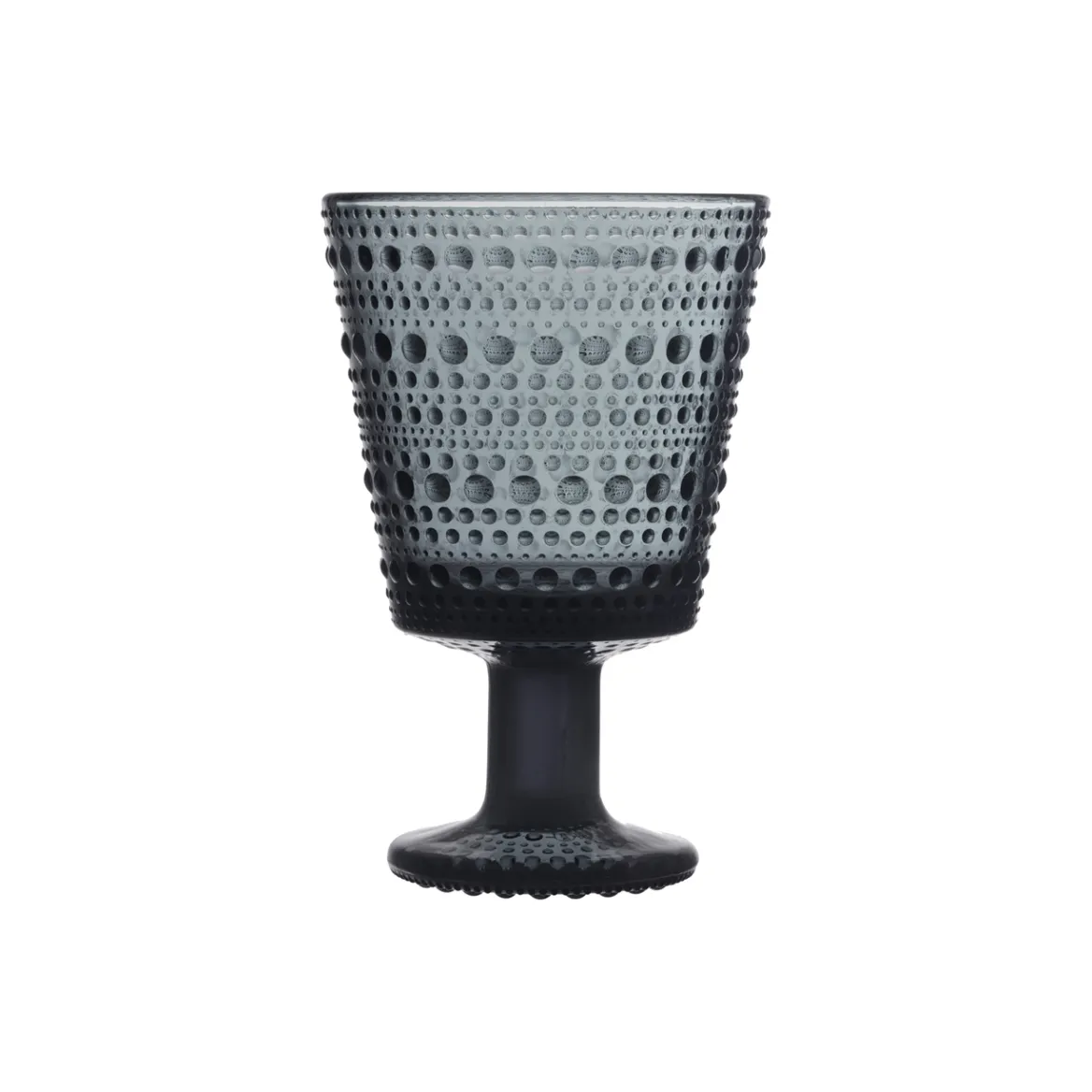 Glas på fot 26cl mörkgrå 2-pack<IITTALA Best
