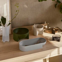 Keramikskål 240x120mm moss grön<IITTALA Outlet