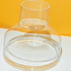 Låg vas 220x200mm stålgrå<IITTALA Hot
