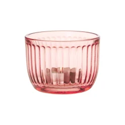 Ljuslykta 90mm laxrosa<IITTALA Clearance