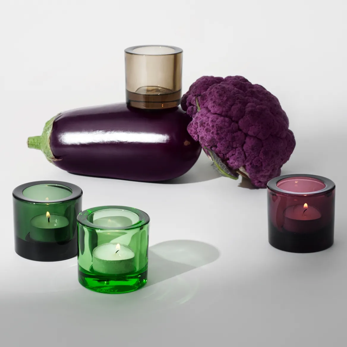 Ljuslykta 60mm vattengrön<IITTALA Hot