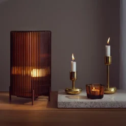 Ljusstake mässing gåvoförpackning 2-pack<IITTALA Hot