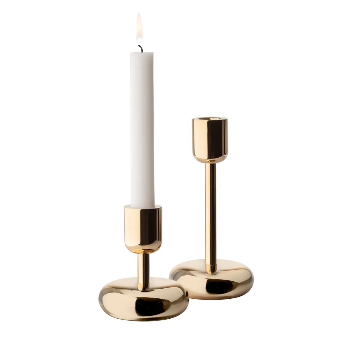 Ljusstake mässing gåvoförpackning 2-pack<IITTALA Hot