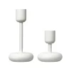 Ljusstake vitbig and small<IITTALA Sale