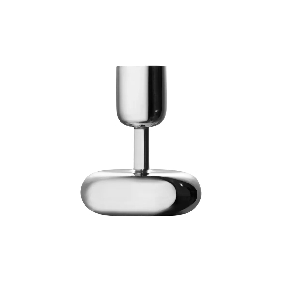Ljusstalke 107mm steel<IITTALA Online