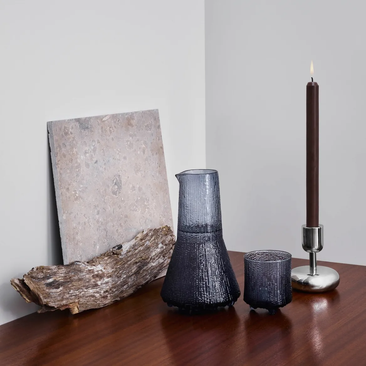 Ljusstalke 107mm steel<IITTALA Online