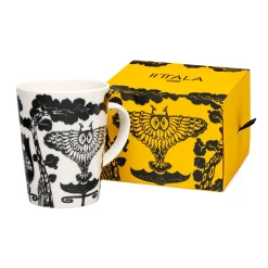 Mugg 0,4L Uni svart och vit, presentförpackning<IITTALA Online