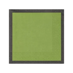 Pappersservett 33x33cm mossgrön-svart<IITTALA Discount