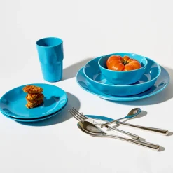 Tallrik djup 22cm elektrisk blå<IITTALA Clearance