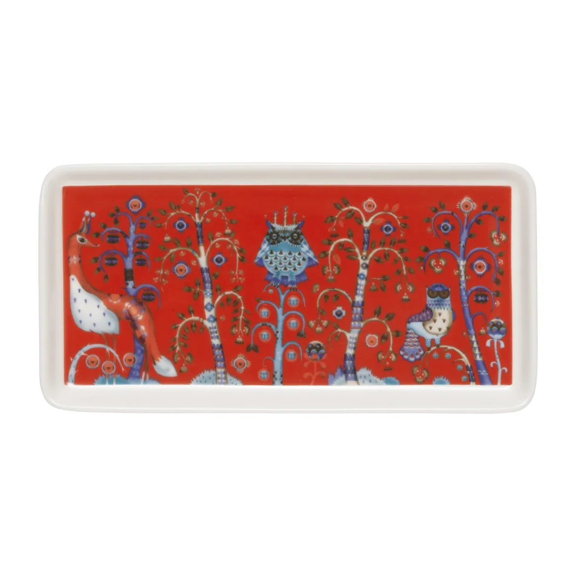 Tallrik rektangulär 12x24cm röd<IITTALA Best