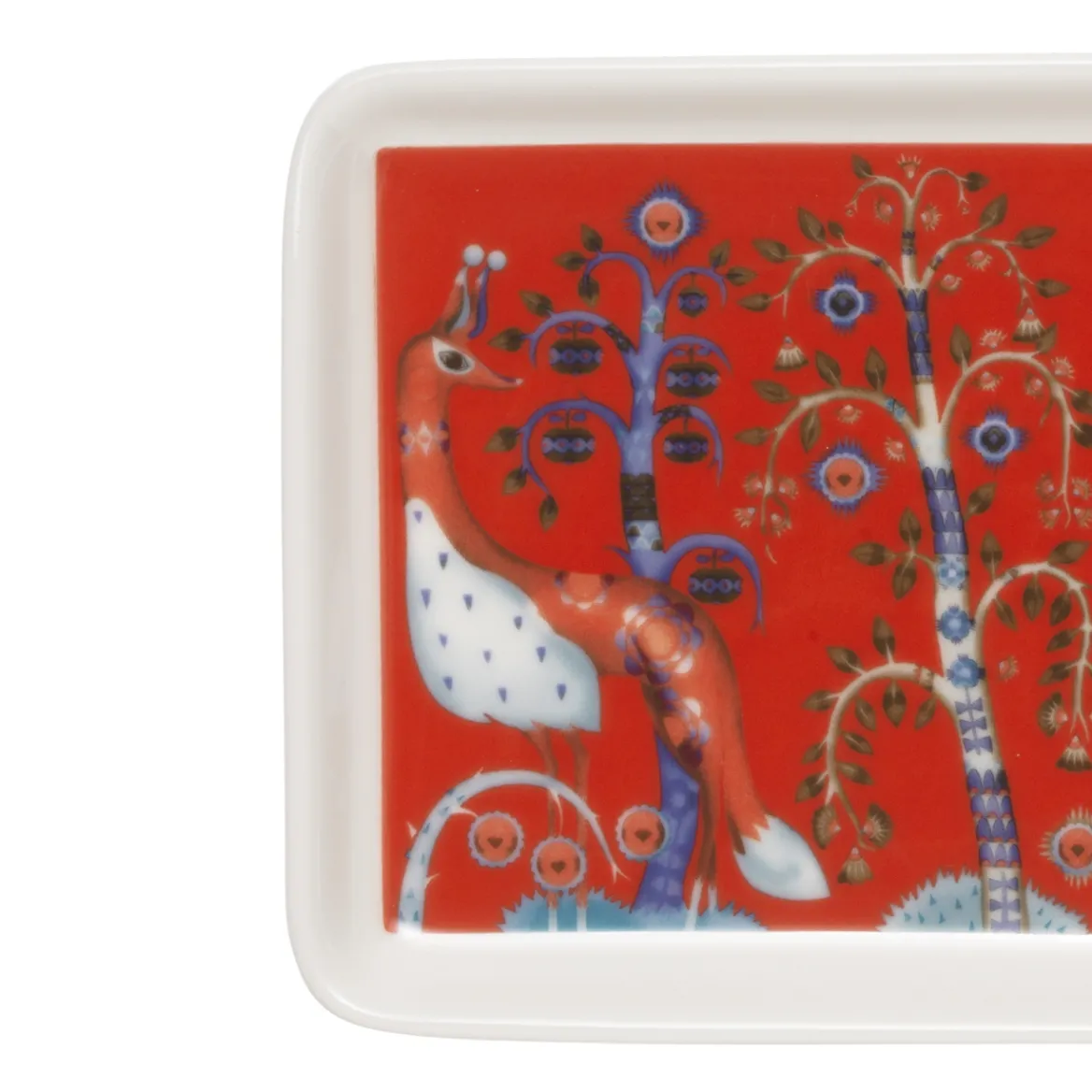 Tallrik rektangulär 12x24cm röd<IITTALA Best
