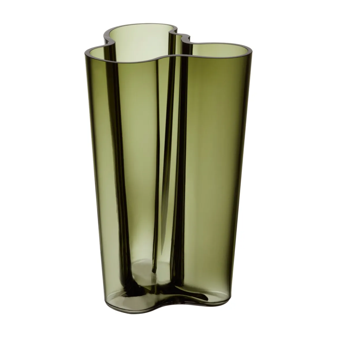 Vas 251mm moss grön<IITTALA Outlet