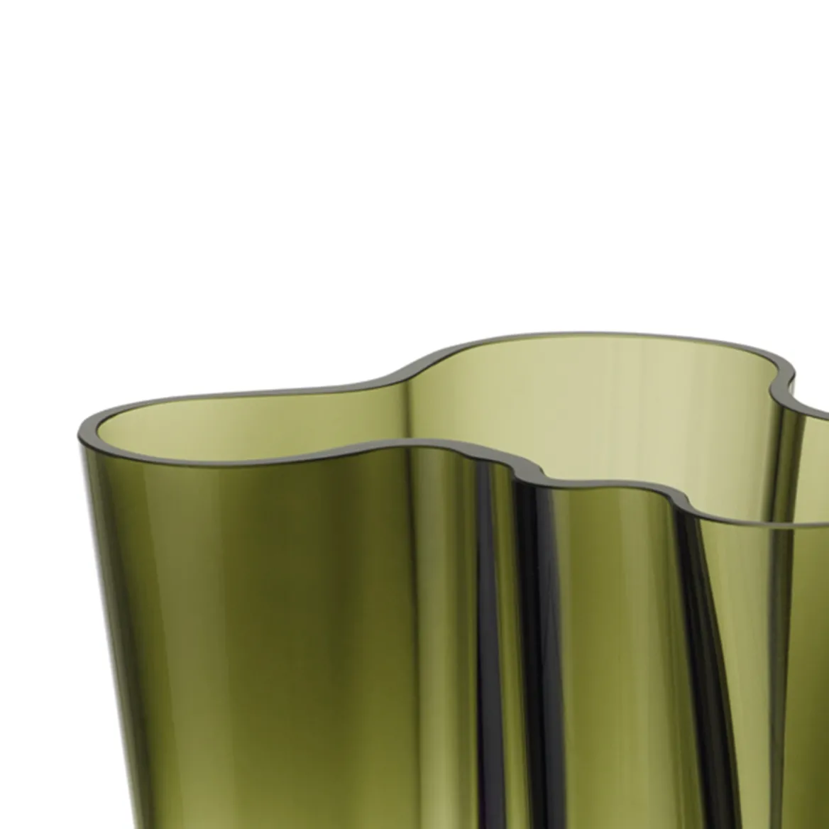 Vas 160mm moss grön<IITTALA Outlet