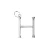 Väsksmycke bokstav H 5cm metall<IITTALA Discount